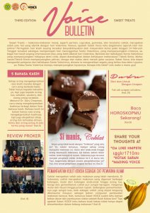 VOICE Bulletin 2017/2018 – Third Edition